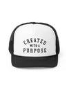 Created With A Purpose Unisex Cotton Mesh Baseball Cap