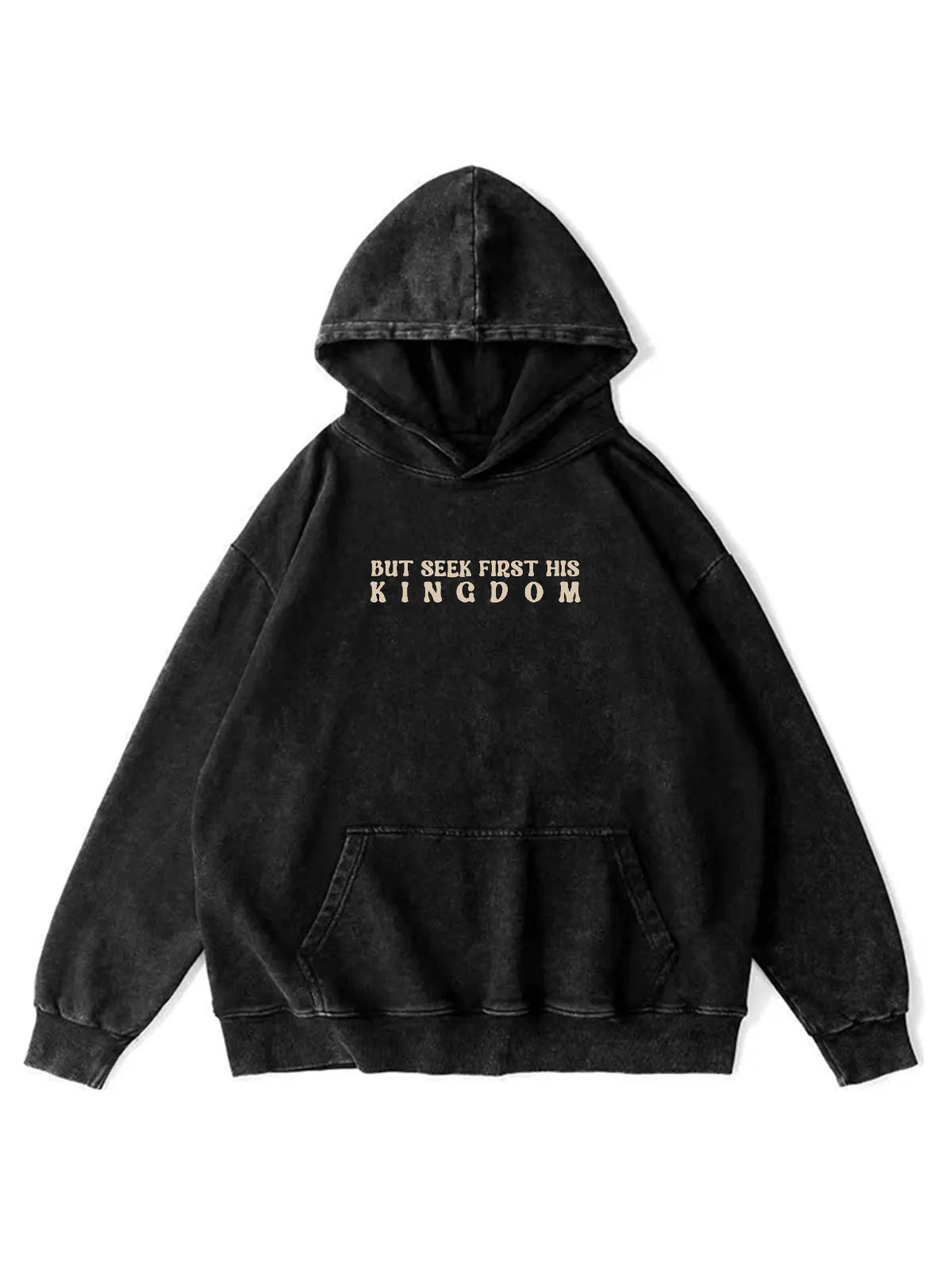 Seek First His Kingdom Unisex Washed Hoodie